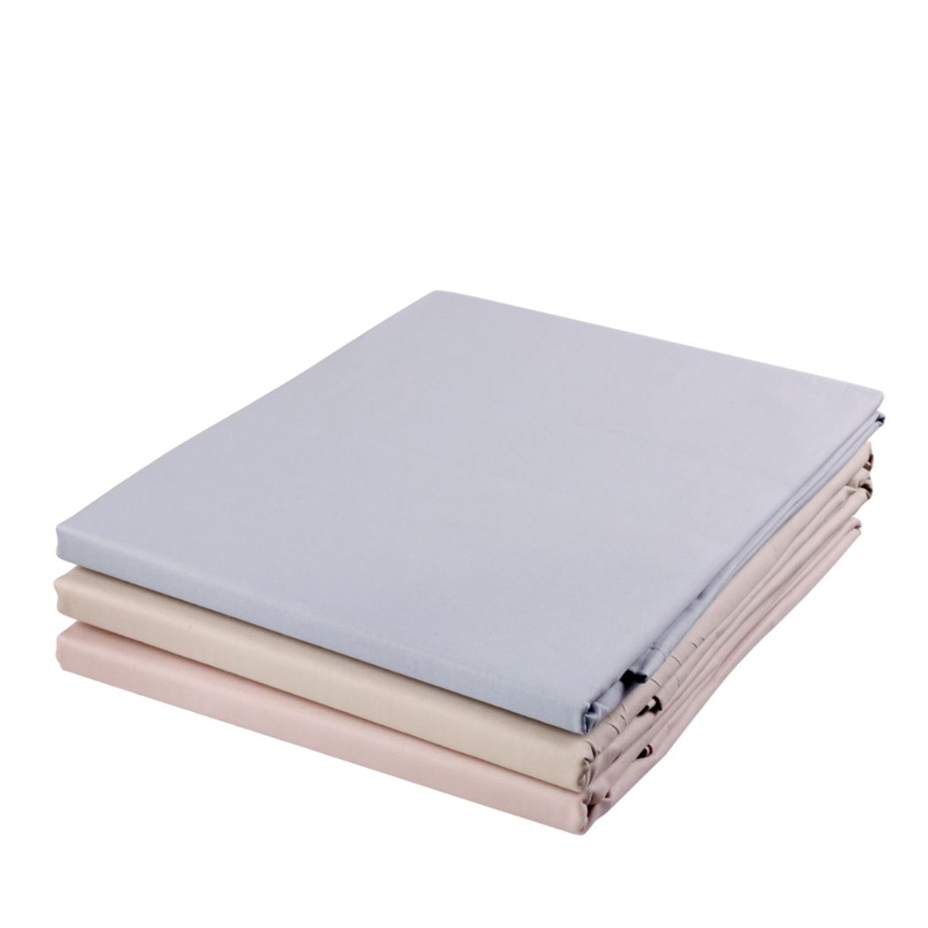 Fladt lagen 240x250 cm støvet blå